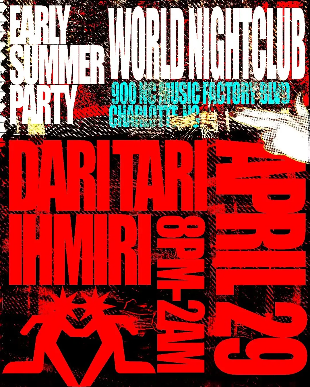 Flyer for Early Summer Party, Wed Apr 29 2026