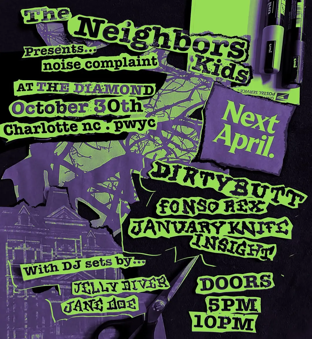 Flyer for Noise Complaint, Fri Oct 30 2026